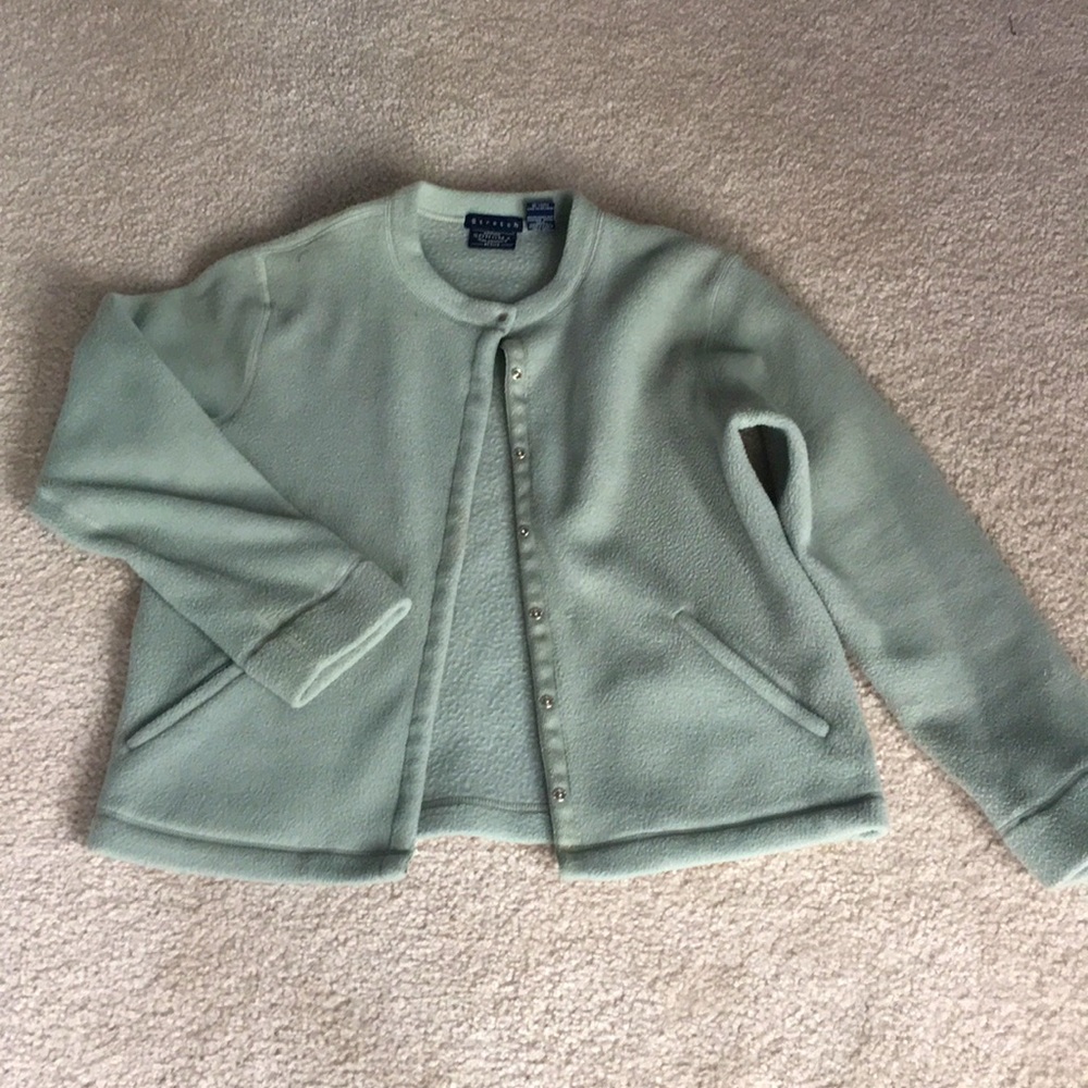 Short Petite light green fleece
